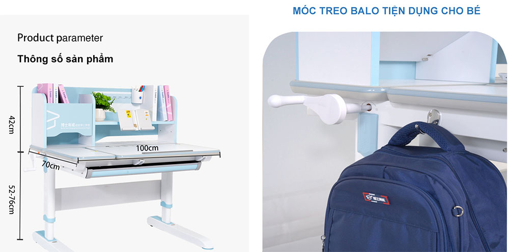 Bàn học chống cận chống gù DRZ-10001-2