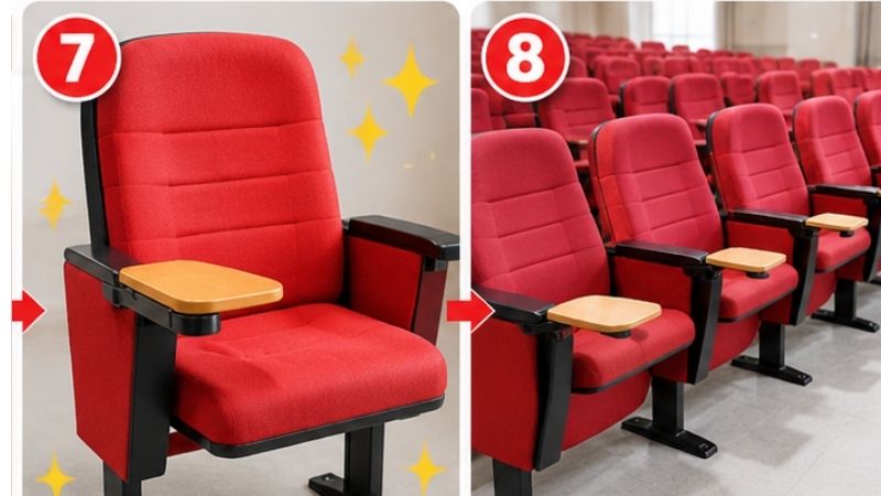 Làm khô ghế sau vệ sinh
